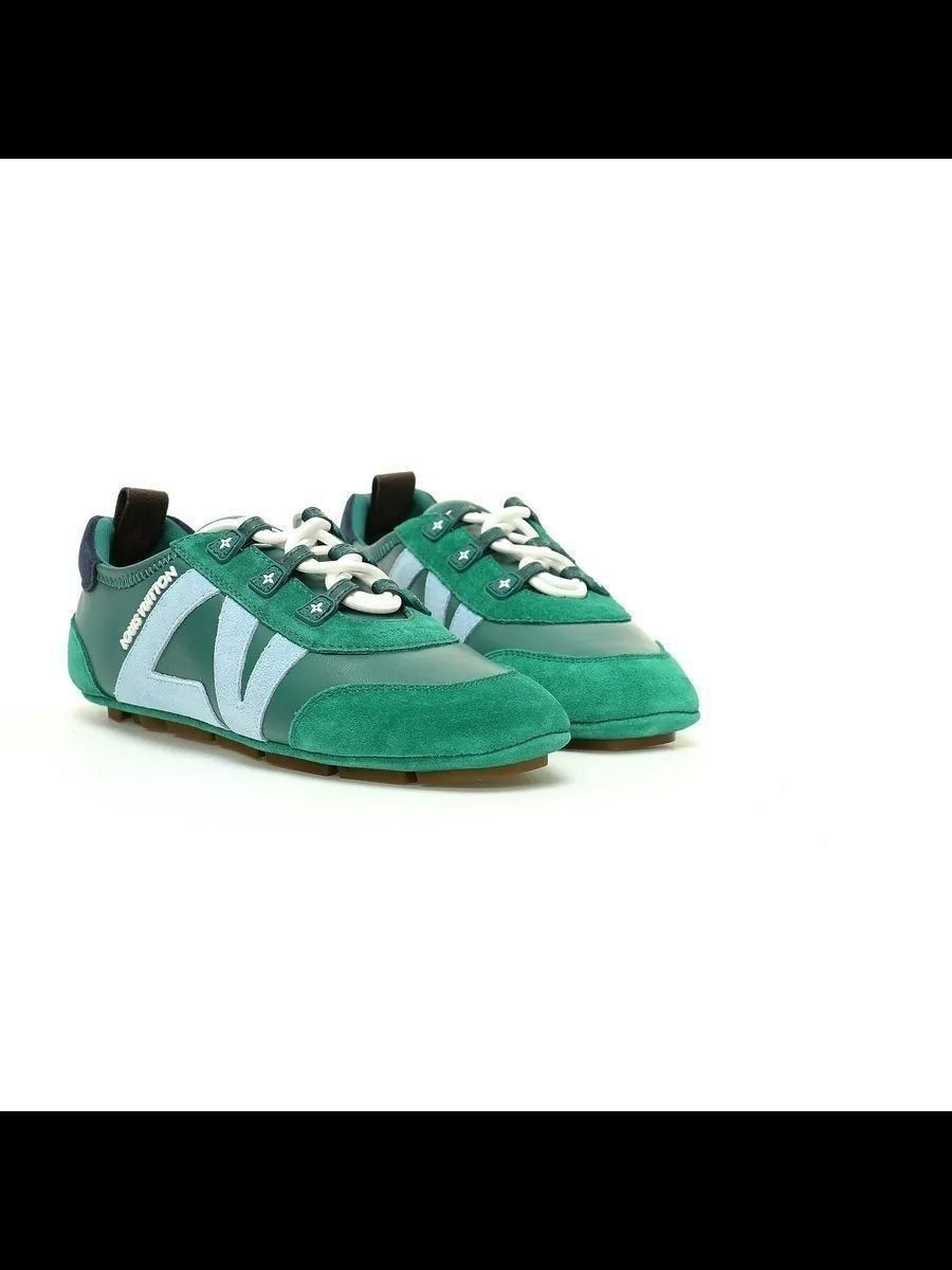 женские кроссовки louis vuitton sneakerina зеленые,,кроссовки louis vuitton,кроссовки lv,удобные кроссовки