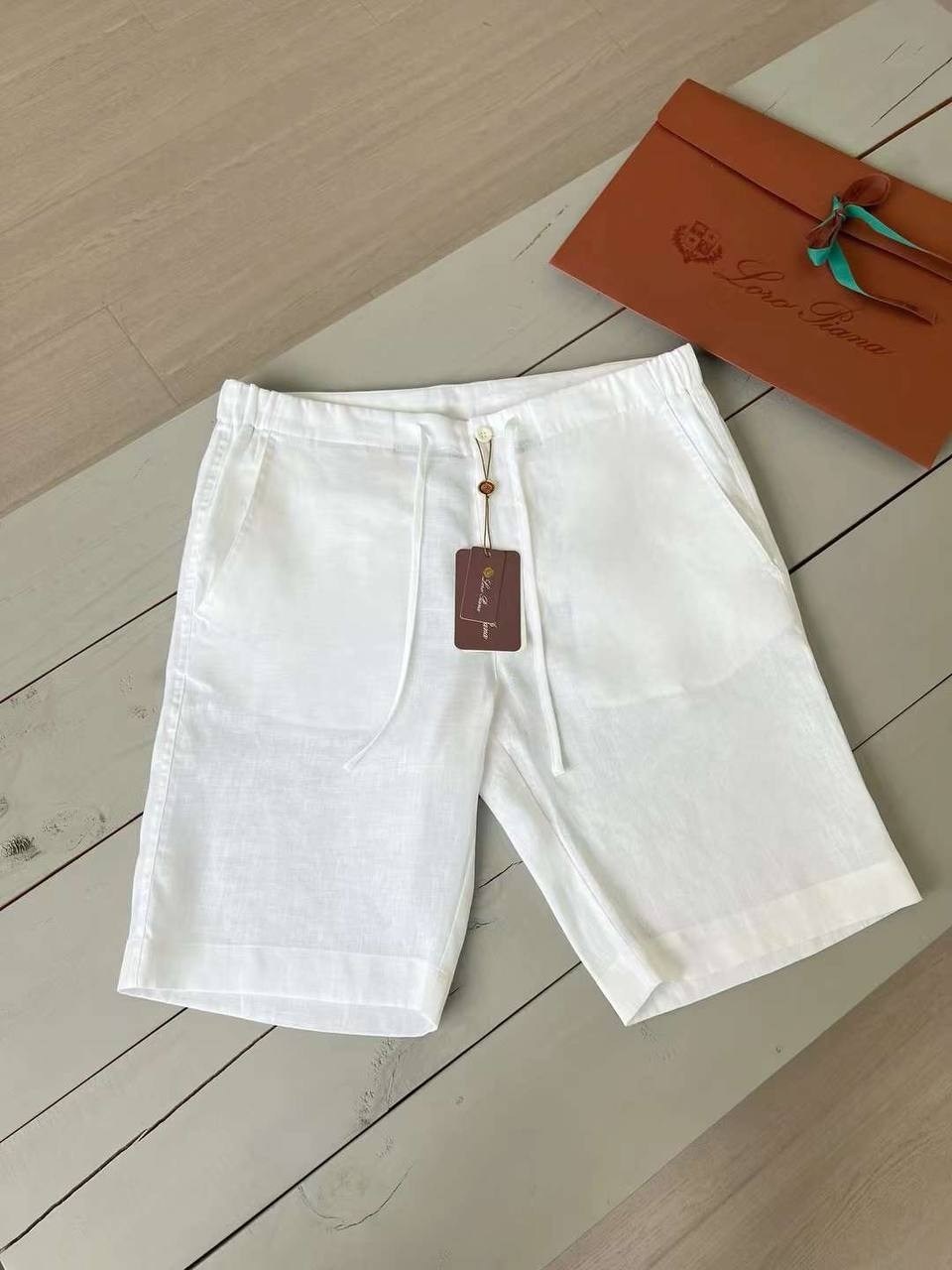 льняные шорты loro piana,льняные шорты,шорты из льна,шорты мужские,льняные шорты мужские