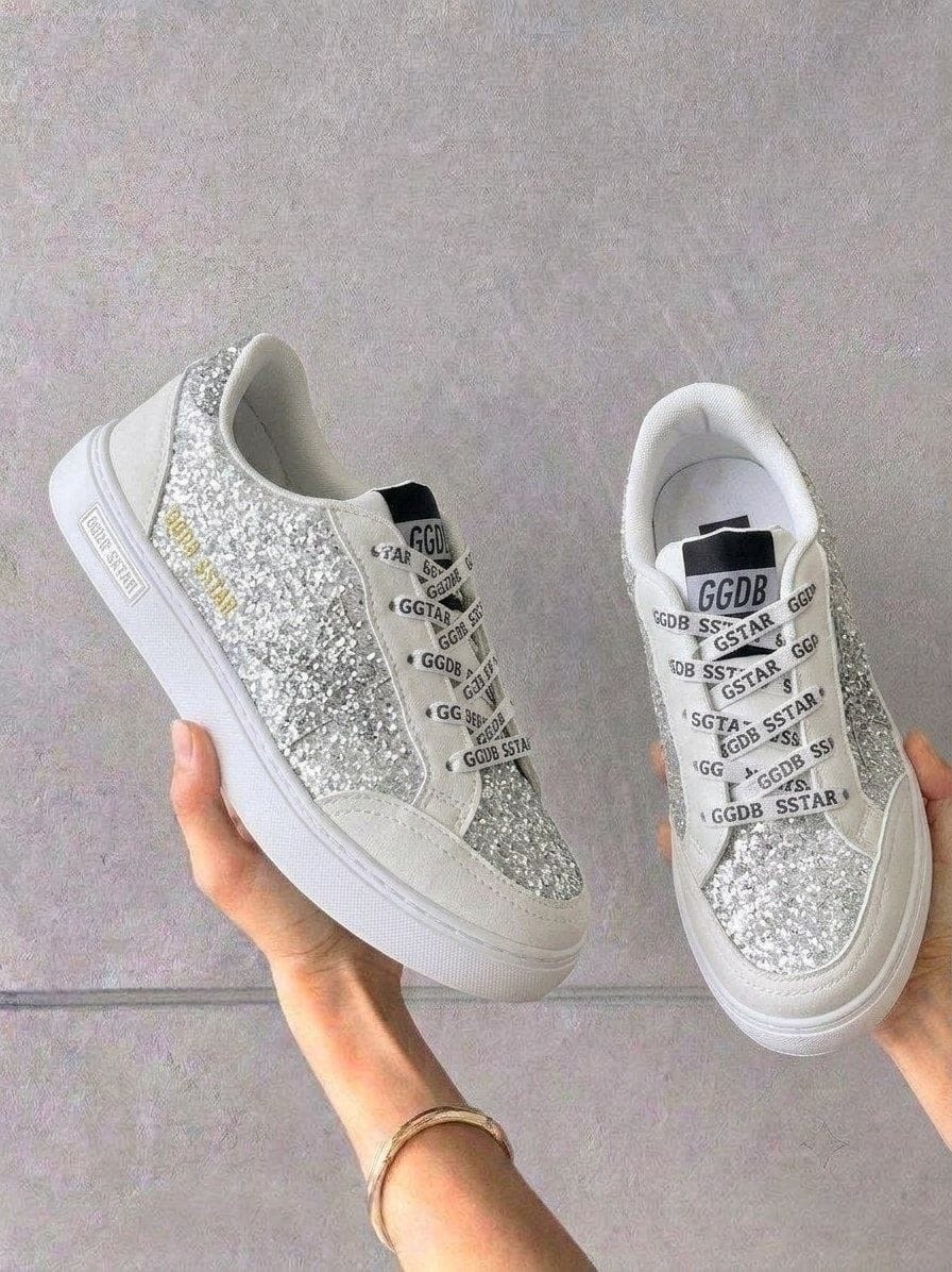 ,кроссовки со стразами,golden goose кеды блестящие,женские кроссовки,обуви
