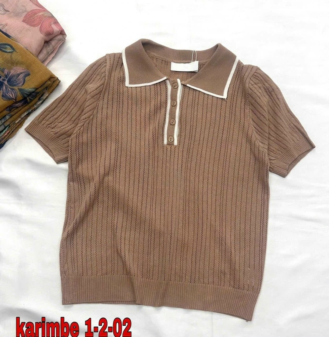 женская футболка-поло с коротким рукавом голубая кофта vi&so 477159029,женская кофта,женская рубашка поло,женская футболка-поло с коротким рукавом голубая кофта vi&so,вязаные футболки