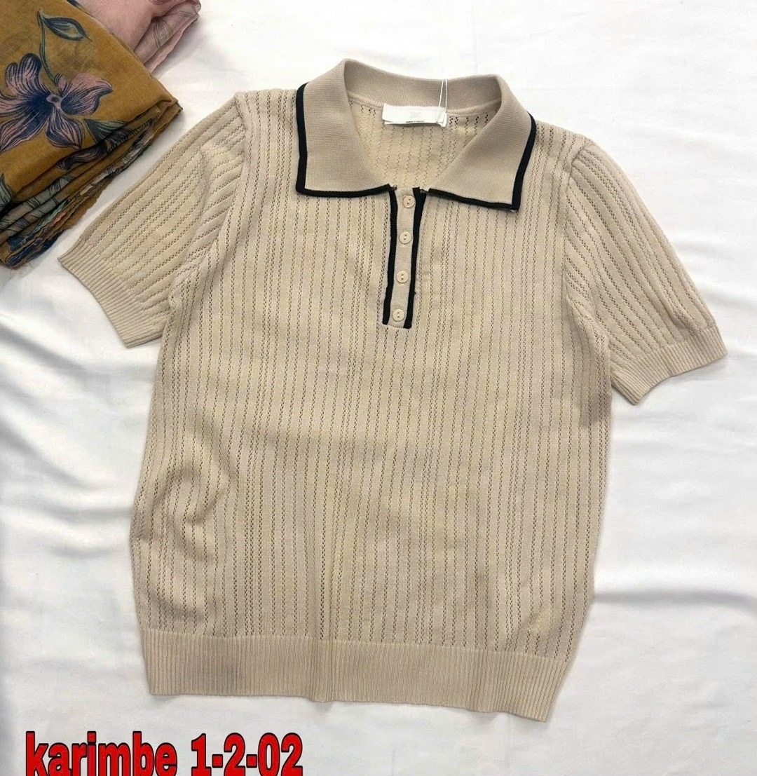 женская футболка-поло с коротким рукавом голубая кофта vi&so 477159029,женская кофта,женская рубашка поло,женская футболка-поло с коротким рукавом голубая кофта vi&so,вязаные футболки