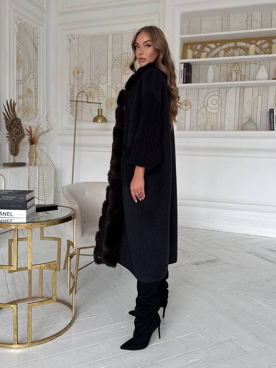 пальто из итальянского кашемира с мехом соболя yana kraft brand,пальто из итальянского кашемира с мехом соболя,пальто лоро пиана с соболем,пальто с соболем двухстороннее кашемир loro piana,пальто с со