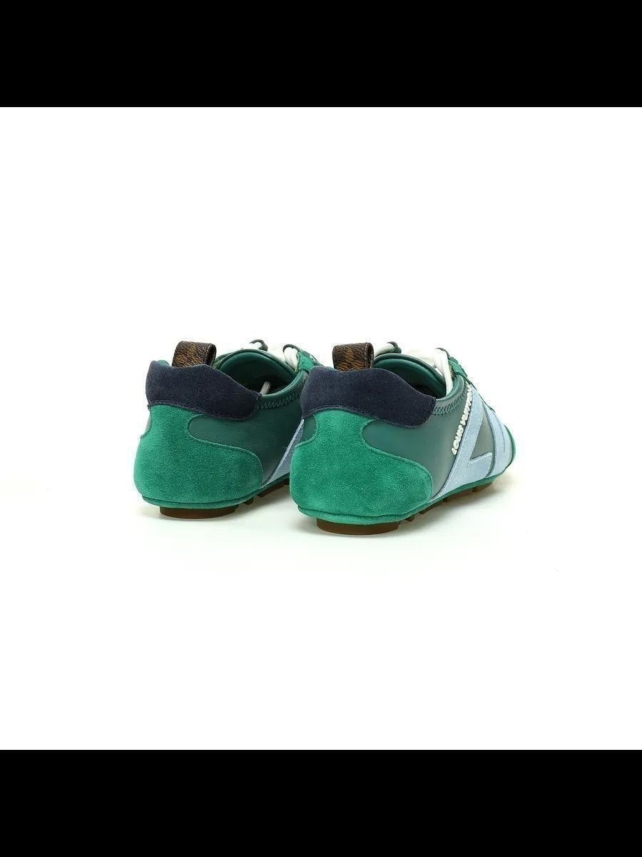 женские кроссовки louis vuitton sneakerina зеленые,,кроссовки louis vuitton,кроссовки lv,удобные кроссовки