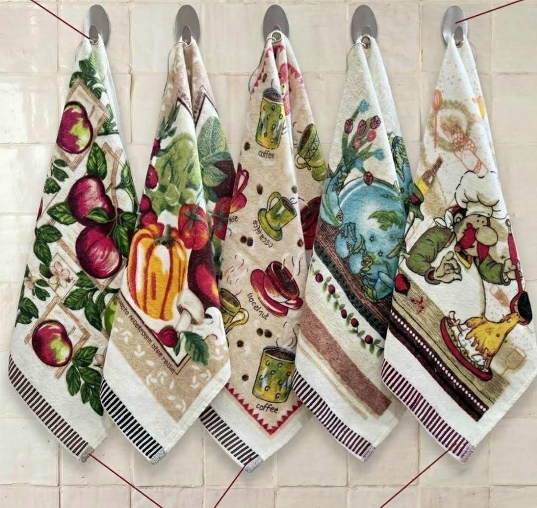 полотенца кухонные набор,полотенца для кухни,полотенца кухонное махровое,кухонное полотенце,набор полотенец для кухни