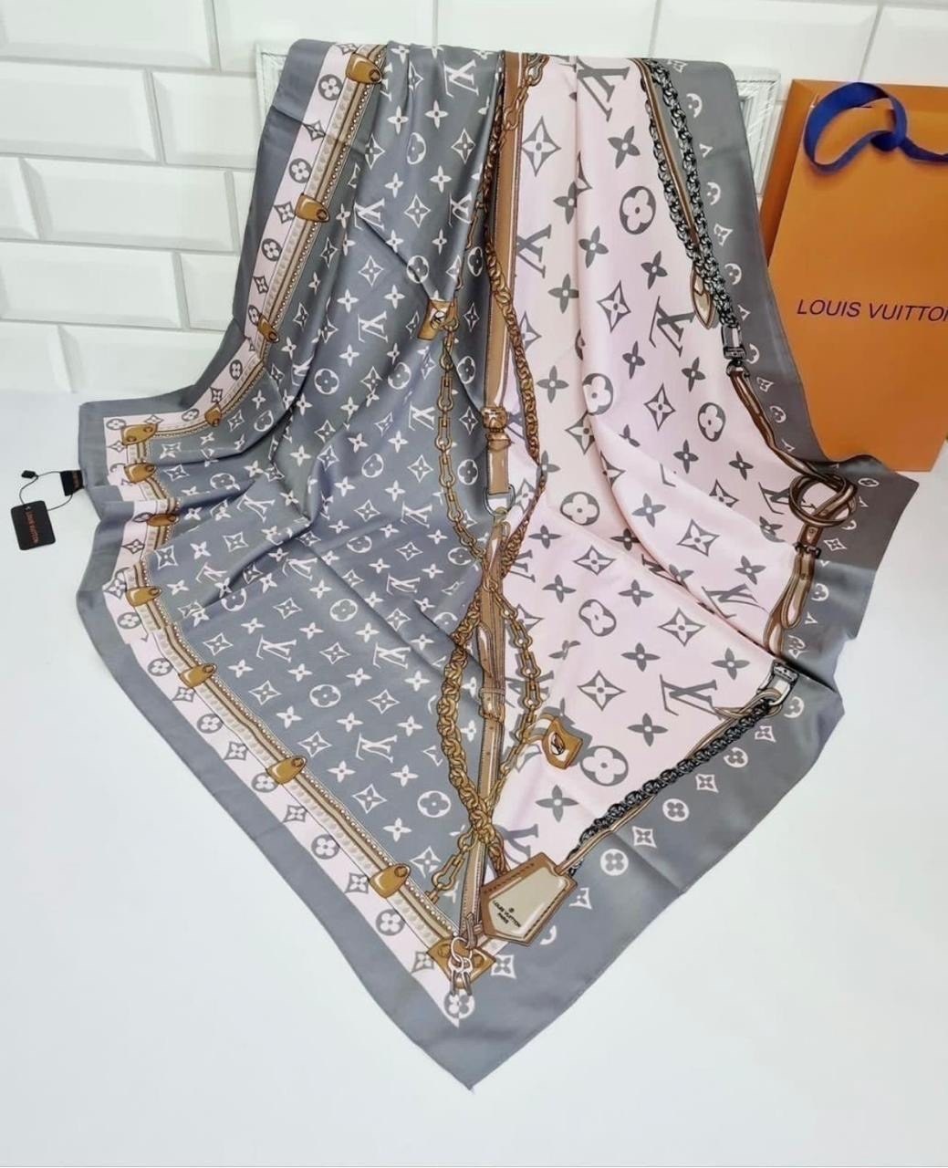 брендовый платок louis vuitton,платок louis vuitton,брендовый платок,шелковые платки,платки женские