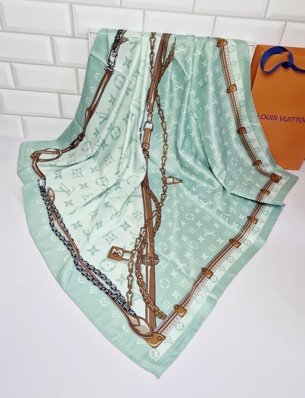 брендовый платок louis vuitton,платок louis vuitton,брендовый платок,шелковые платки,платки женские
