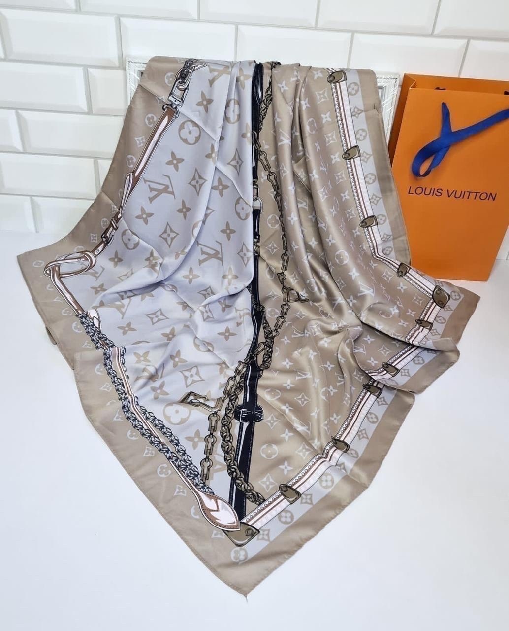 брендовый платок louis vuitton,платок louis vuitton,брендовый платок,шелковые платки,платки женские