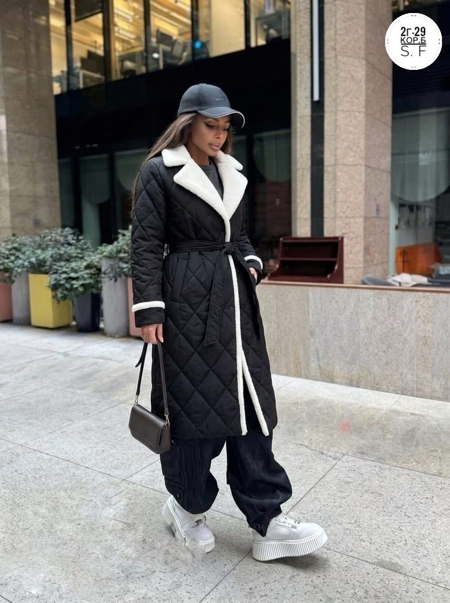 пальто стеганое женское ланика,пальто демисезонное длинное fabrika style "severina",пальто стеганое,стеганое женское пальто,стеганое женское пальто арт. 11644689