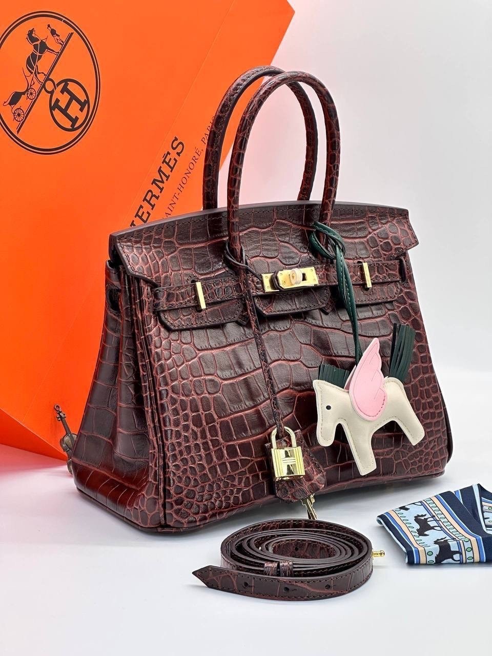 сумка hermes birkin,сумка hermes,сумка женская hermes,сумка hermes birkin крокодиловая бордовый,сумка биркин