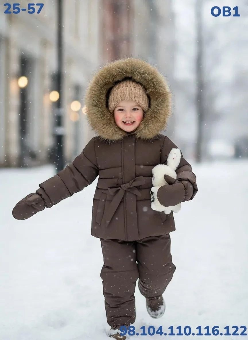 зимний костюм для девочки,комплект зимний для девочки nikastyle 7з7024 пудра,зимний костюм детский,костюм зимний,куртка зимняя для девочек