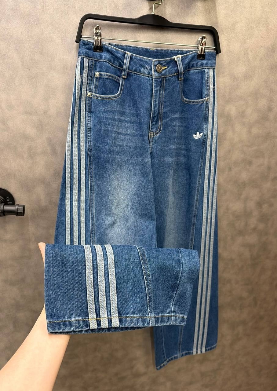 широкие джинсы adidas,джинсы adidas клеш,джинсы balenciaga adidas,джинсы adidas,мужские джинсы