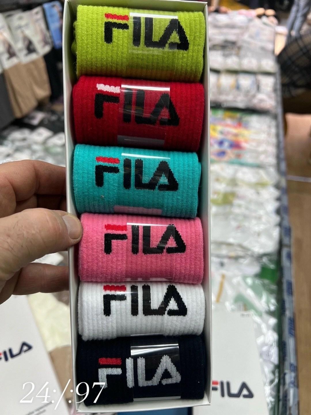 носки fila,носки цветные,комплект носков,носки мужские,носки спортивные