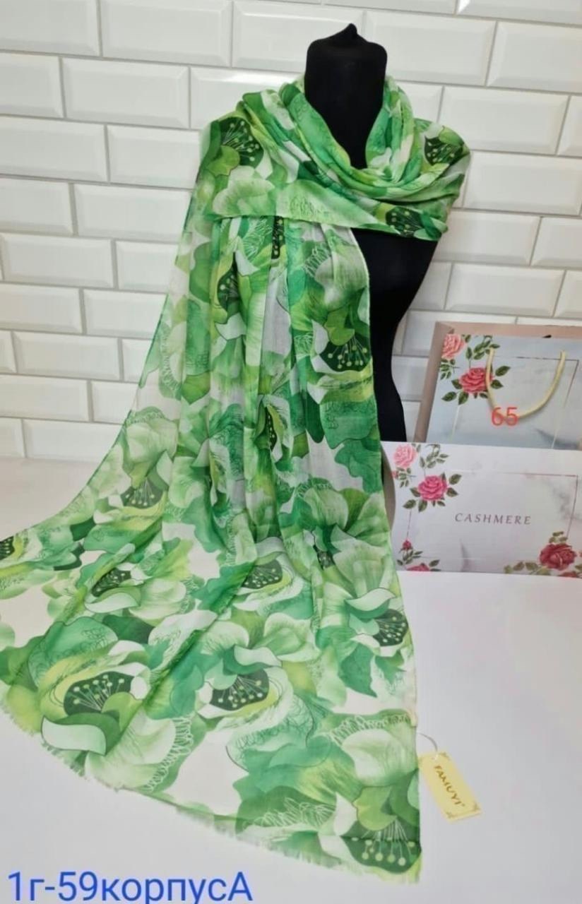 палантин тонкий весенний шарф ivy moda,женский шарф,шелковый шарф,женский шарф с цветочным принтом,шарфы для женщин