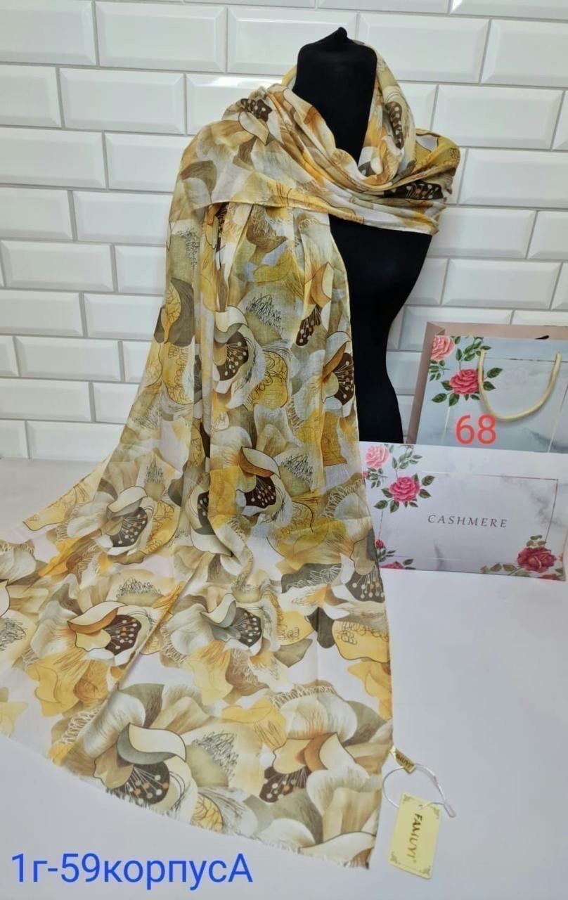 палантин тонкий весенний шарф ivy moda,женский шарф,шелковый шарф,женский шарф с цветочным принтом,шарфы для женщин