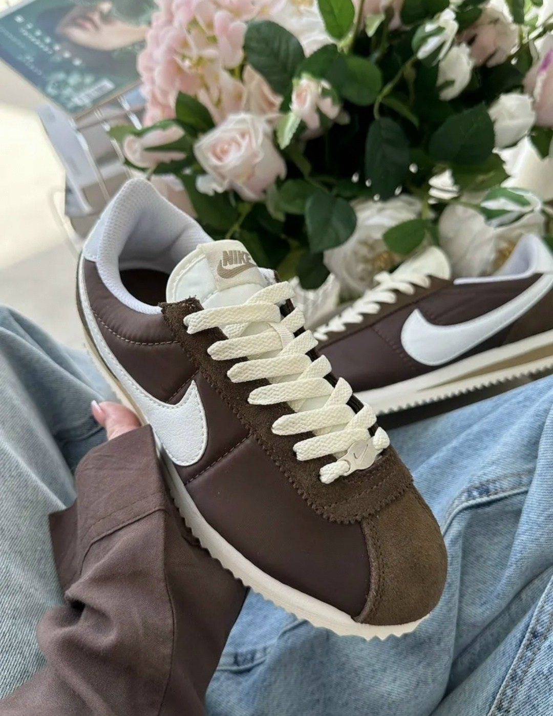 кроссовки nike cortez коричневые,кроссовки nike cortez,женские повседневные кроссовки nike classic cortez,classic nike cortez,кроссовки nike classic cortez