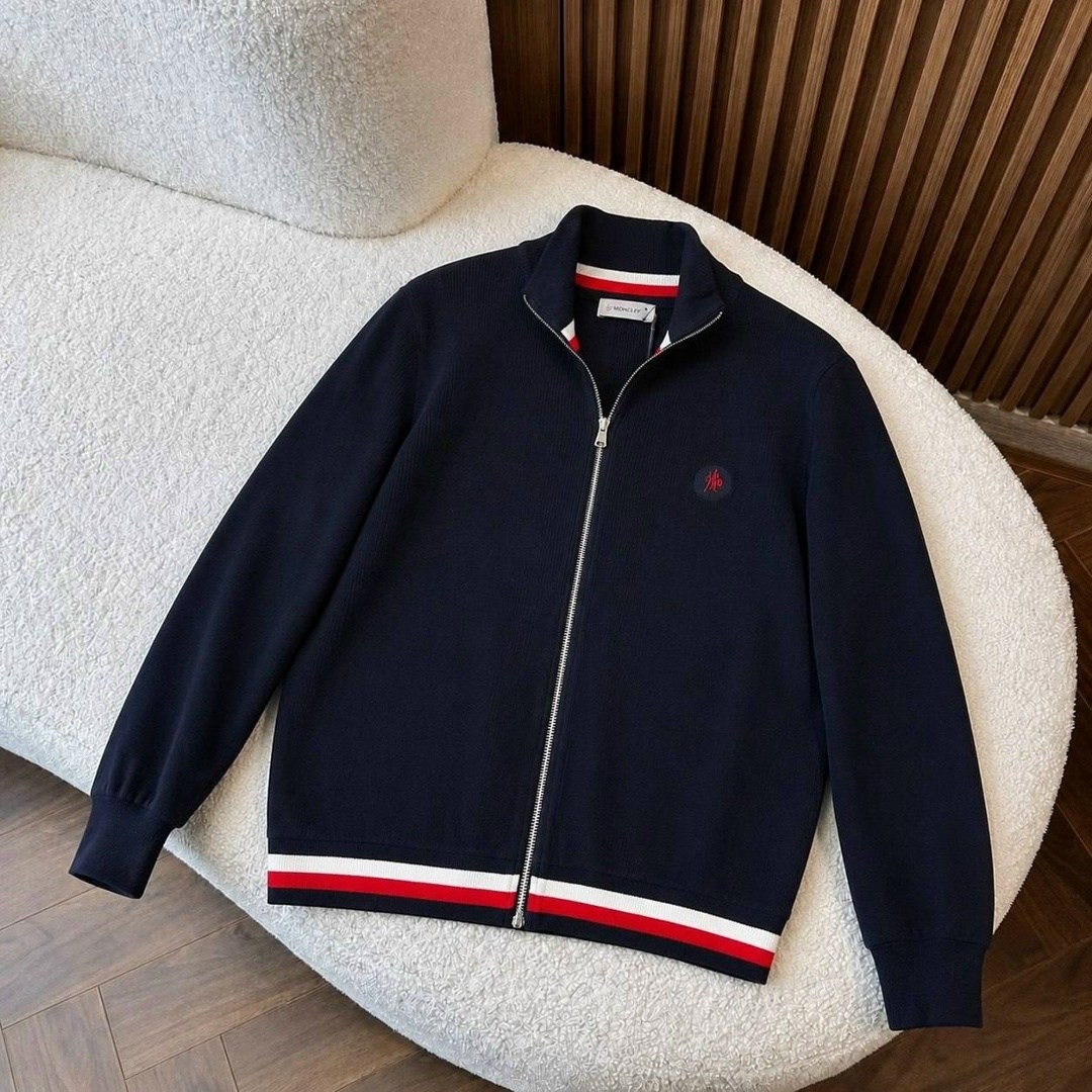 moncler кардиган с полосками на молнии синий,кардиган мужские,кофта на молнии,moncler мужская кофта чёрного цвета,кофта