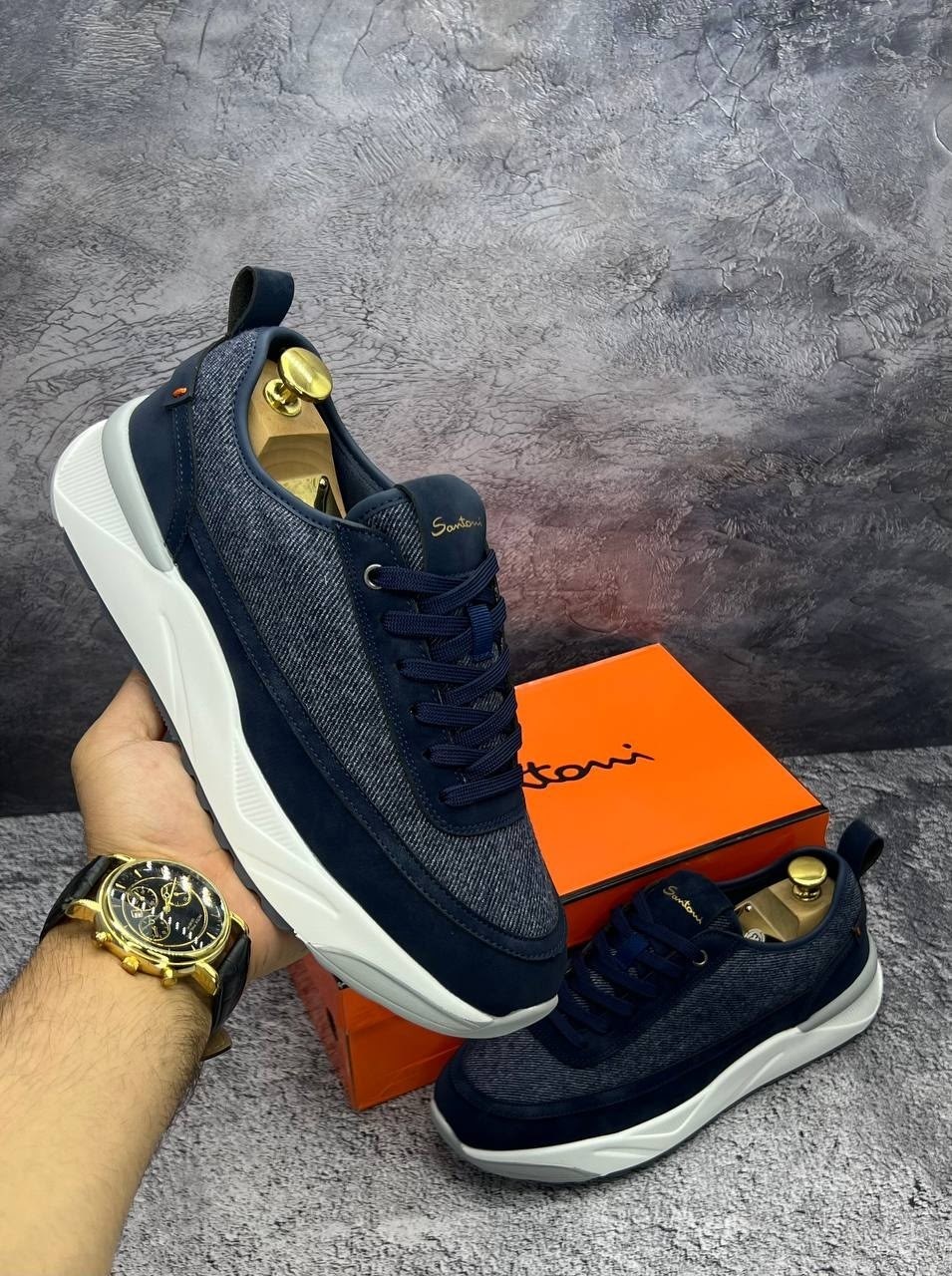 кроссовки santoni,,мужские кроссовки,loro piana кроссовки,кроссовки брендовые