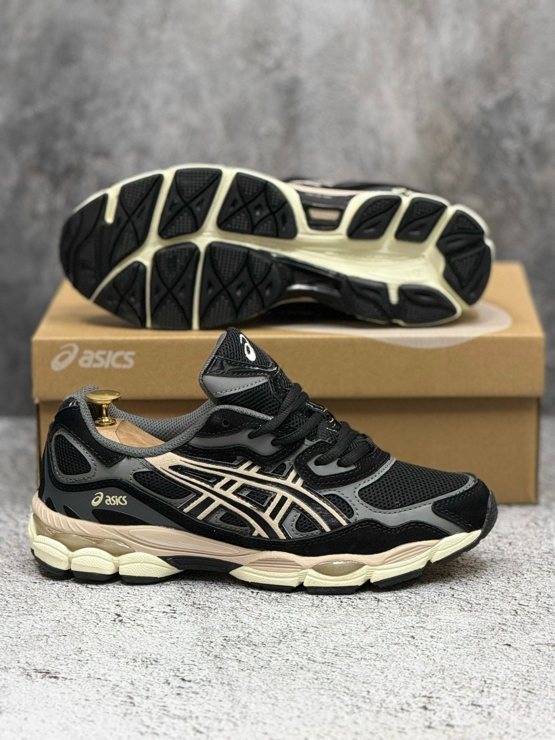 кроссовки asics gel-nyc,кроссовки asics,мужские кроссовки asics,спортивные кроссовки asics gel nyc asics цвет серый черный,кроссовки asics gel