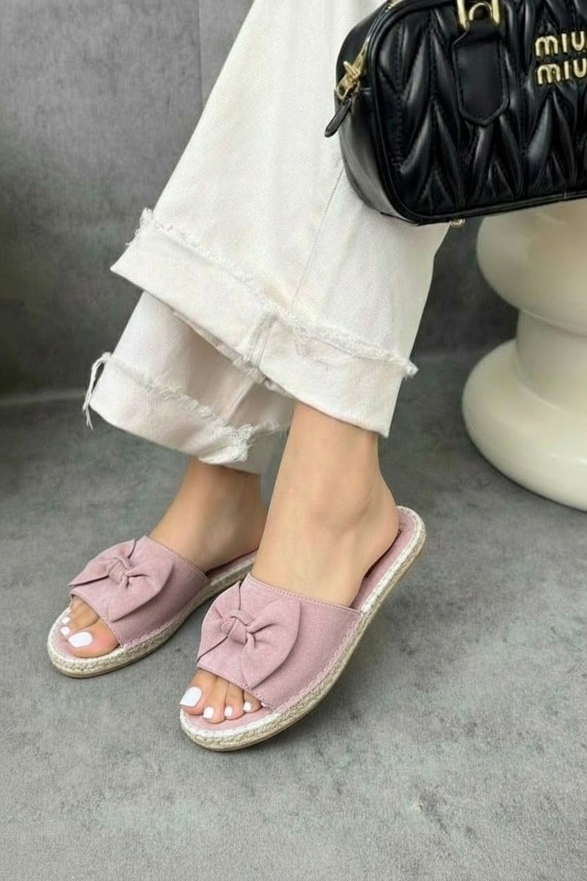 женские шлепанцы,шлепанцы с бантами,летние сандалии,босоножки с бантом,летние тапочки