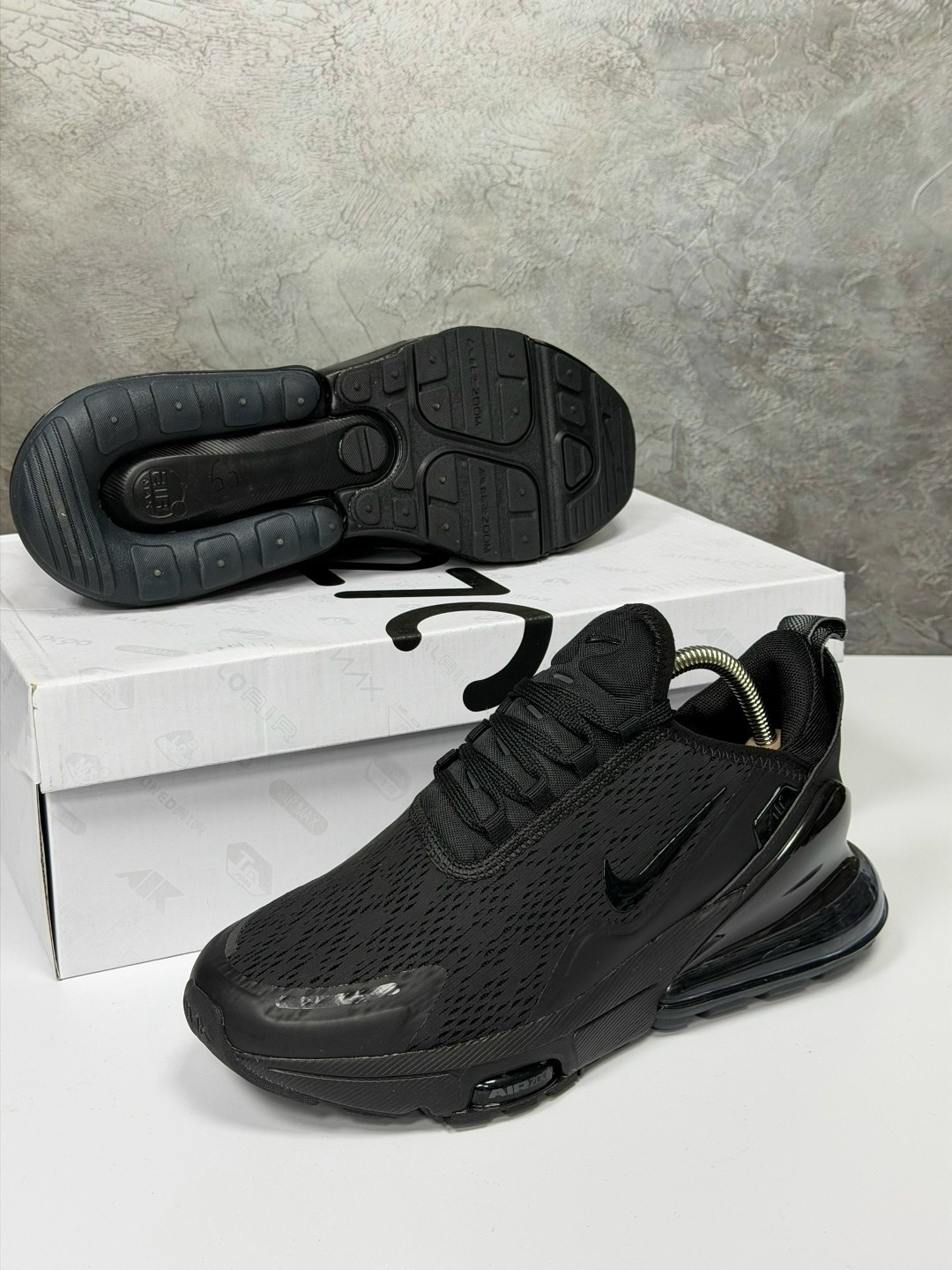 nike air max triple black 270,кроссовки nike air max 270,кроссовки nike air max 270 мужские,кроссовки,кроссовки найк черные