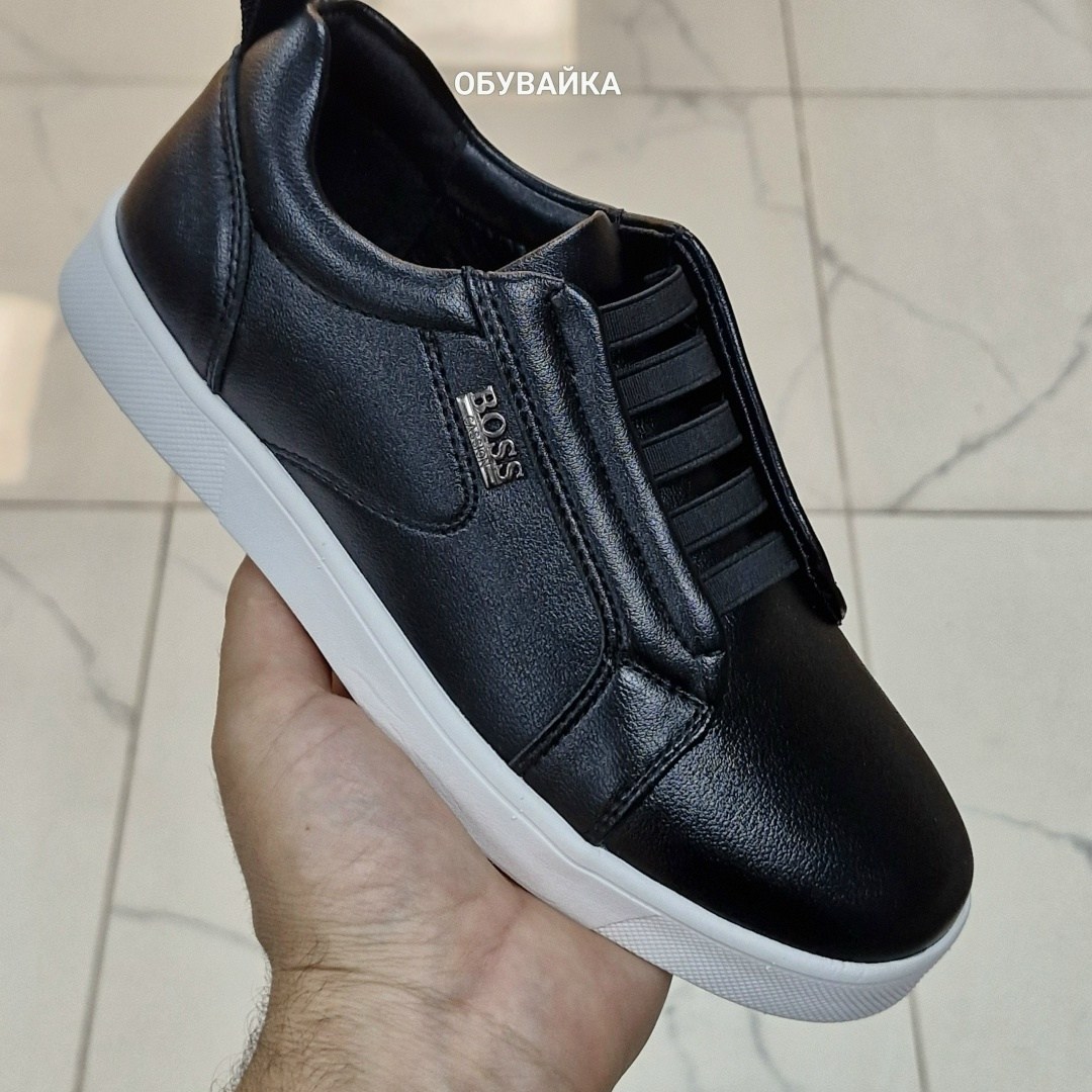 ,кожаные кеды на мальчика prada на липучке,детские черные кроссовки на мальчика с липучками,подростковые кеды кожаные весна/осень черные,обуви