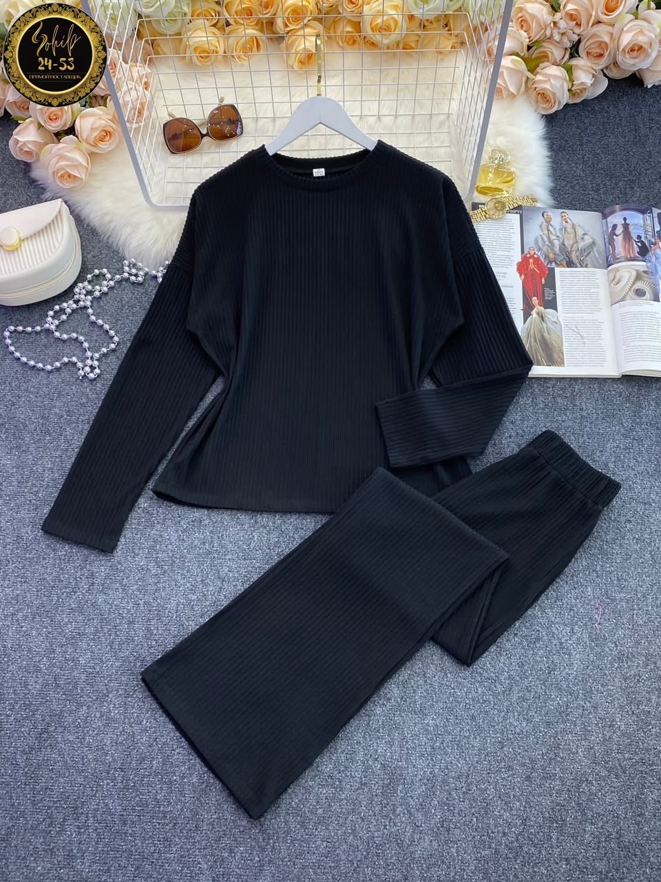 костюм женский лапша с брюками,костюм женский лапша,костюм с брюками,женские костюмы,костюм лапша женский брюки клёш gal’a 116366749
