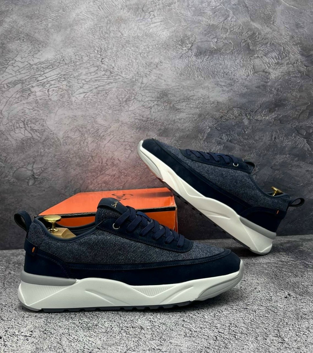 кроссовки santoni,,мужские кроссовки,loro piana кроссовки,кроссовки брендовые