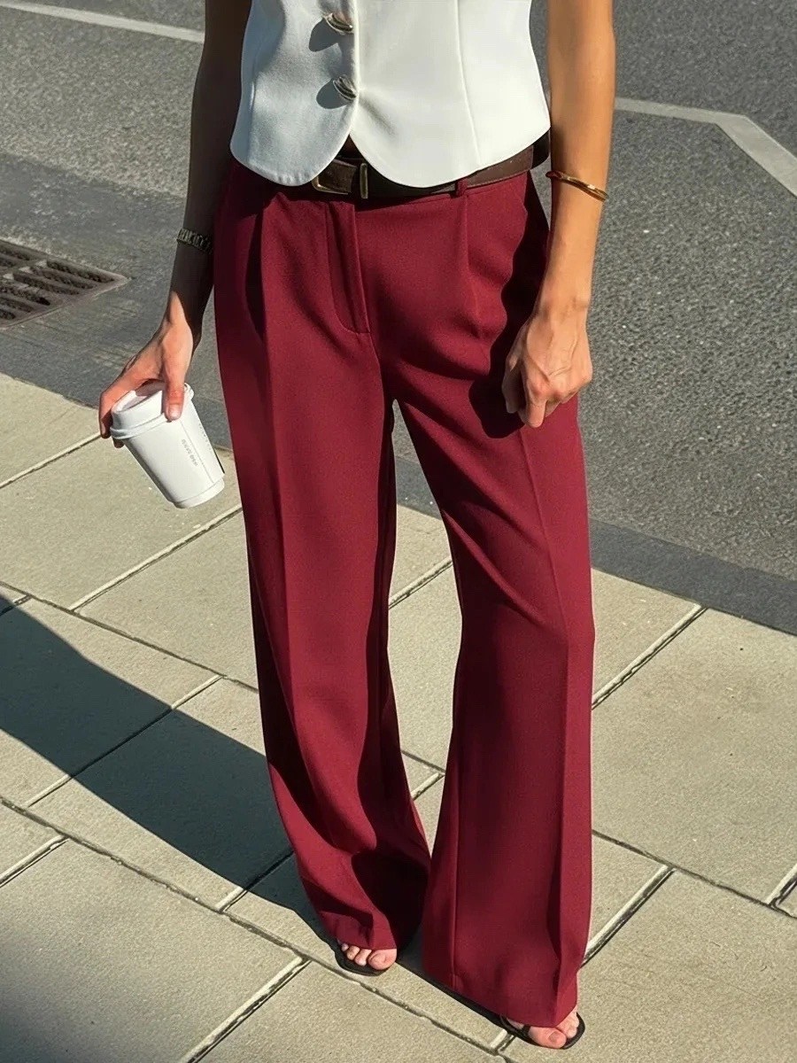 широкие брюки палаццо,брюки палаццо винный цвет,брюки классические,широкие брюки,женские широкие брюки палаццо