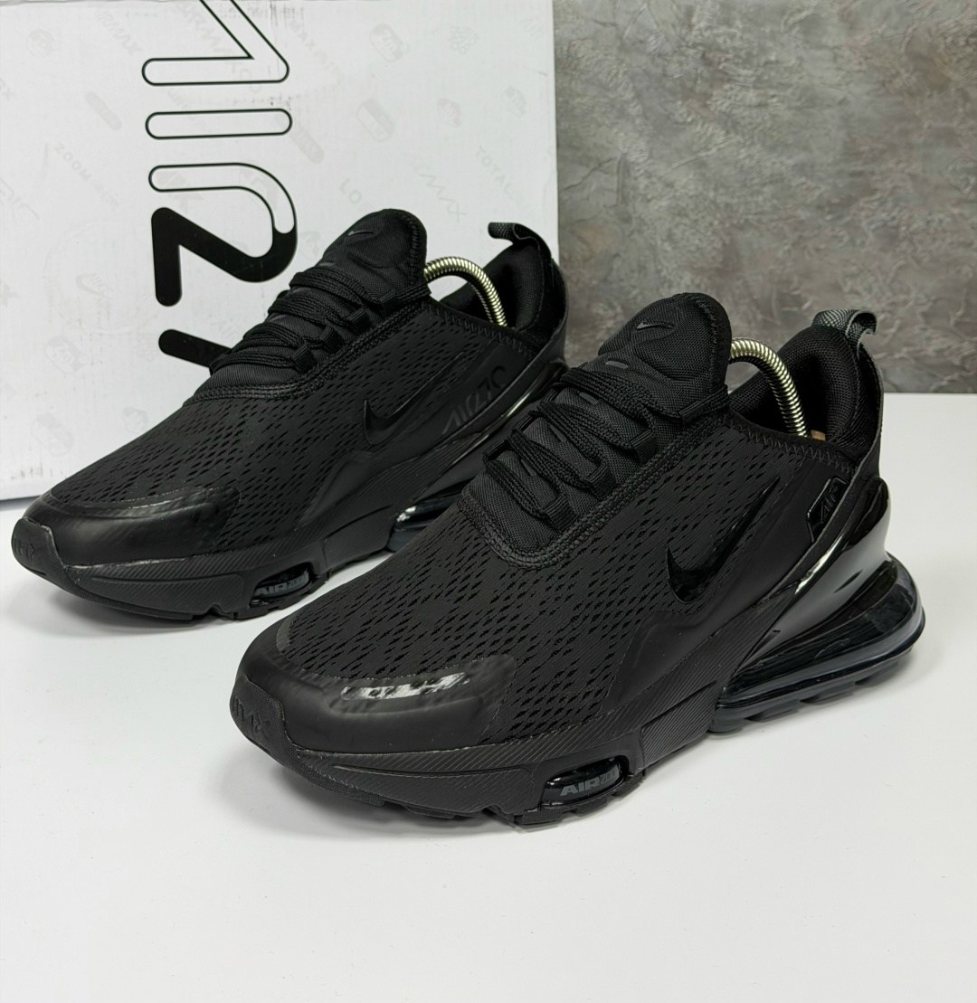 nike air max triple black 270,кроссовки nike air max 270,кроссовки nike air max 270 мужские,кроссовки,кроссовки найк черные