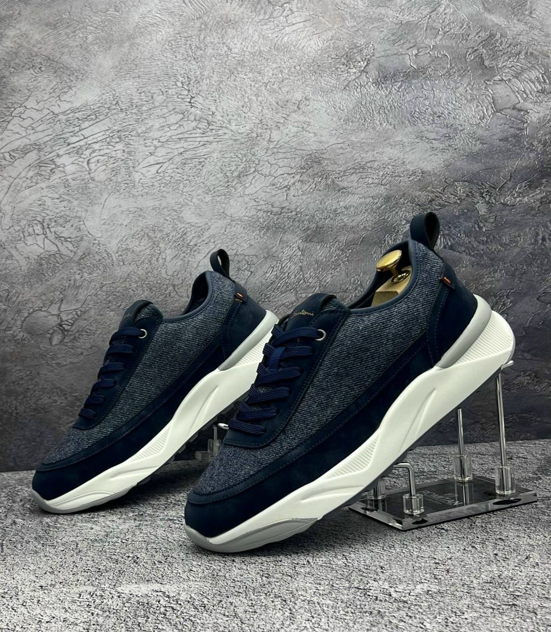 кроссовки santoni,,мужские кроссовки,loro piana кроссовки,кроссовки брендовые