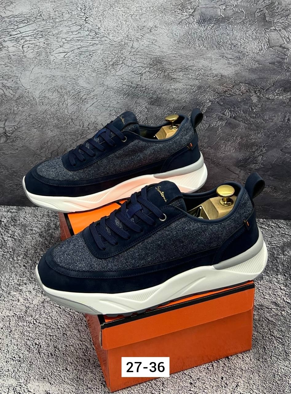 кроссовки santoni,,мужские кроссовки,loro piana кроссовки,кроссовки брендовые