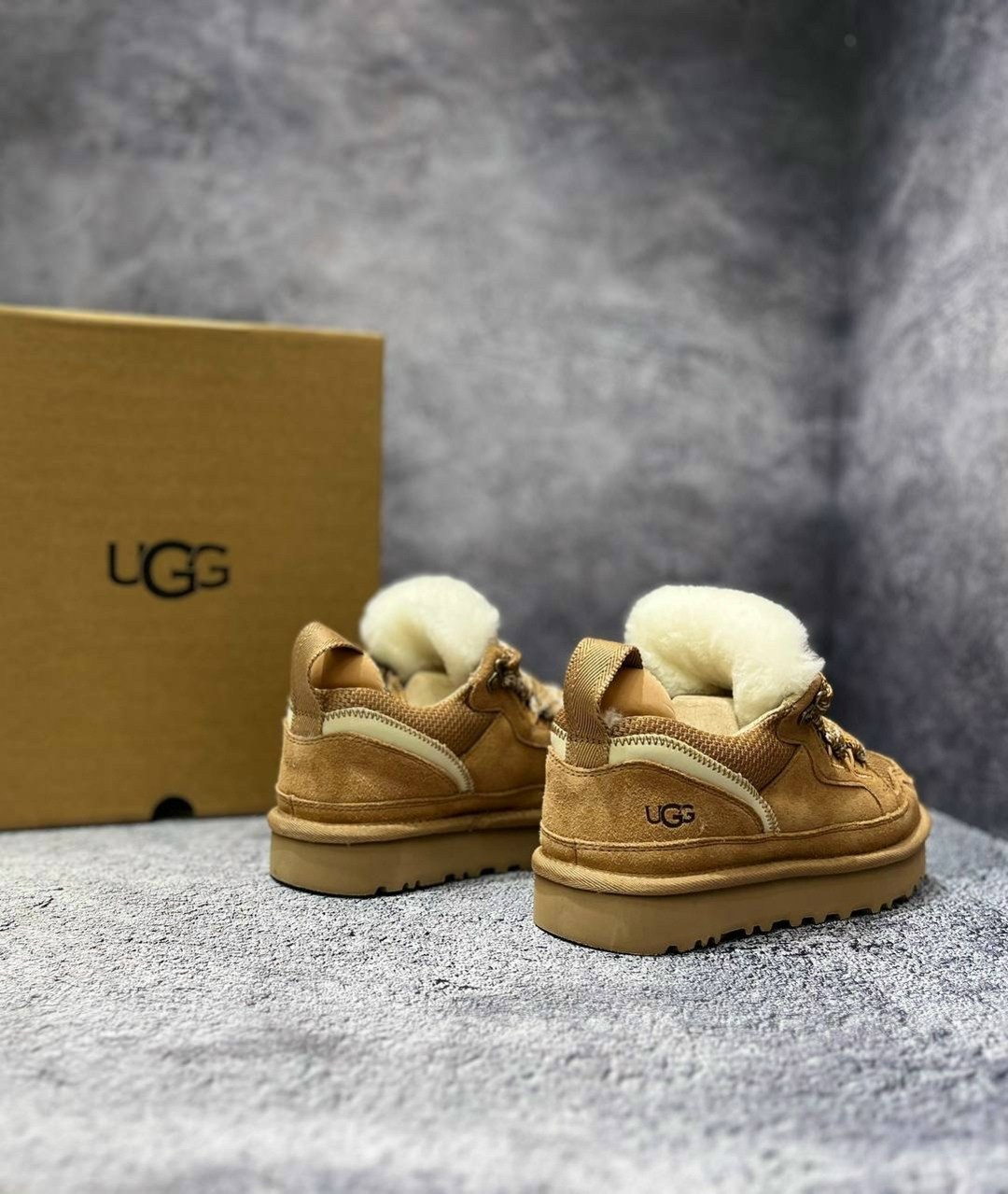 кроссовки ugg lowmel black бежевые,кроссовки ugg,замшевые кроссовки,ботинки зимние,