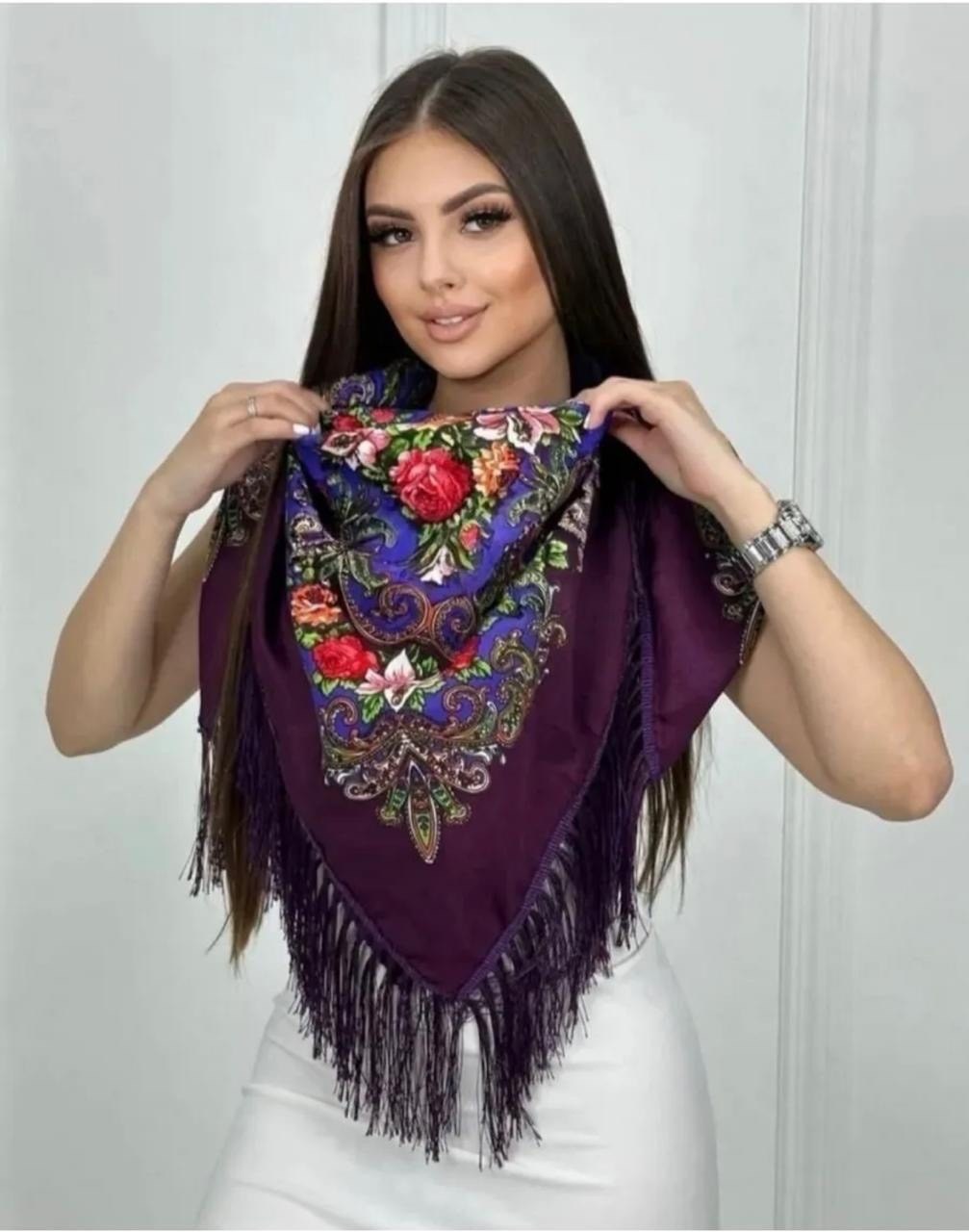 платки в русском стиле,платок женский,новинки платок,платок шаль,платок женский теплый