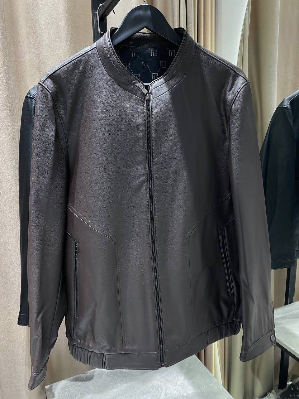 men's racer jacket in black leather,куртка мужская кожаная,кожаная куртка,брендовая мужская кожаная куртка,men s racer jacket in black leather