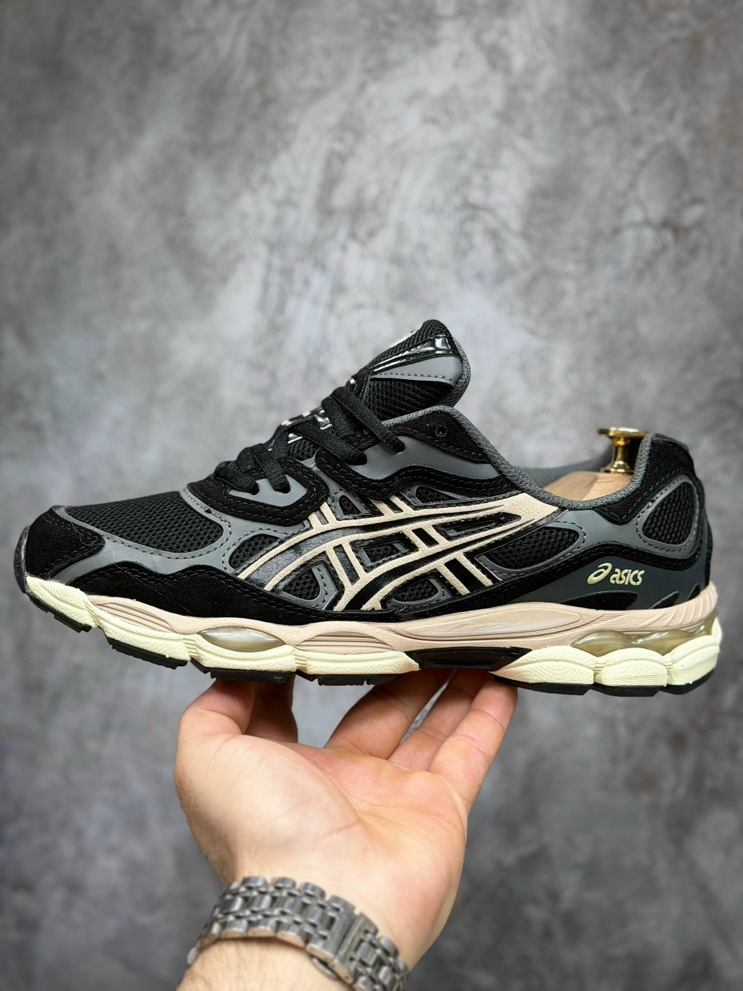 кроссовки asics gel-nyc,кроссовки asics,мужские кроссовки asics,спортивные кроссовки asics gel nyc asics цвет серый черный,кроссовки asics gel