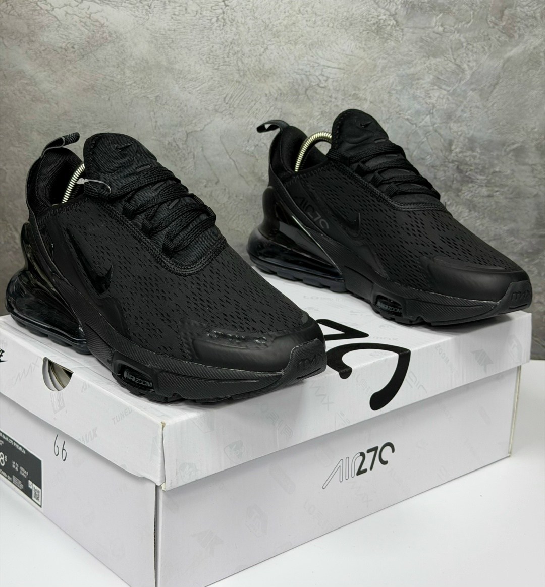 nike air max triple black 270,кроссовки nike air max 270,кроссовки nike air max 270 мужские,кроссовки,кроссовки найк черные