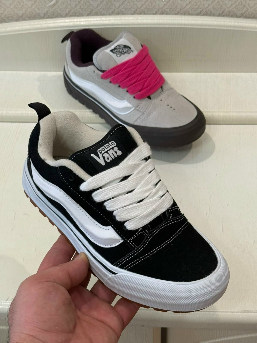 ,кеды vans,кроссовки кеды vans knu school вансы дутые черные,ванс кроссовки,кроссовки vans