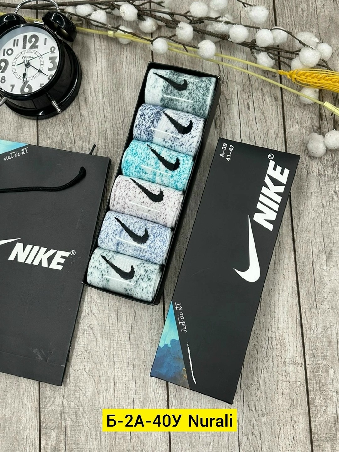 мужские носки nike,комплект носков nike,набор носков nike,nike носки 6 пар,носки nike
