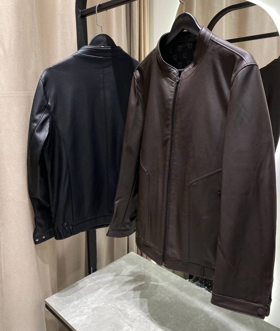 men's racer jacket in black leather,куртка мужская кожаная,кожаная куртка,брендовая мужская кожаная куртка,men s racer jacket in black leather