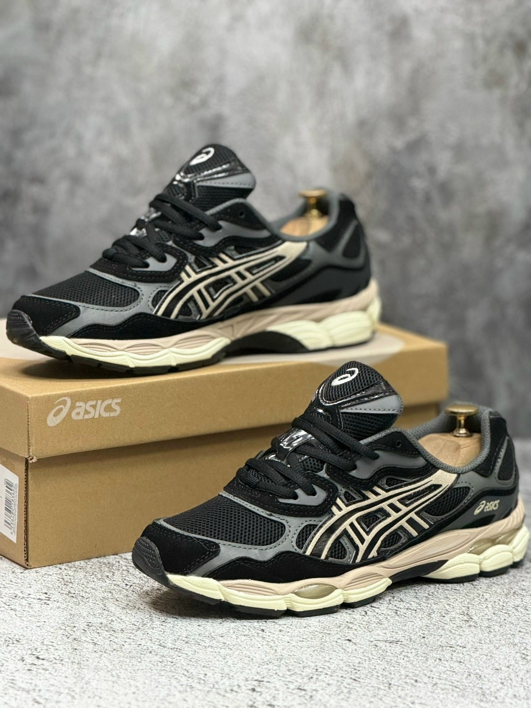 кроссовки asics gel-nyc,кроссовки asics,мужские кроссовки asics,спортивные кроссовки asics gel nyc asics цвет серый черный,кроссовки asics gel