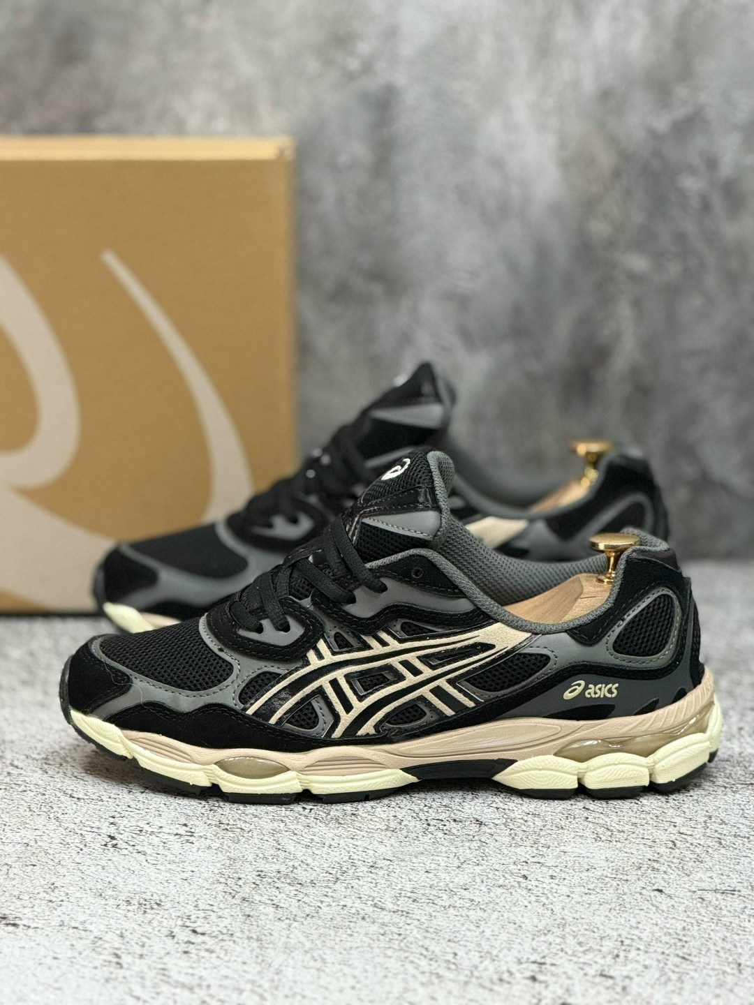 кроссовки asics gel-nyc,кроссовки asics,мужские кроссовки asics,спортивные кроссовки asics gel nyc asics цвет серый черный,кроссовки asics gel