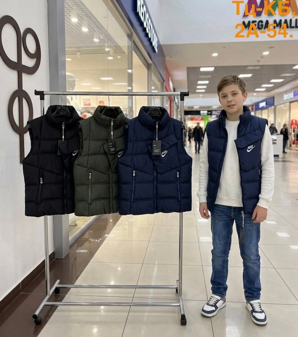 жилет утепленный nike,жилетка nike,жилет детский,жилет утепленный для мальчика,жилет мужской