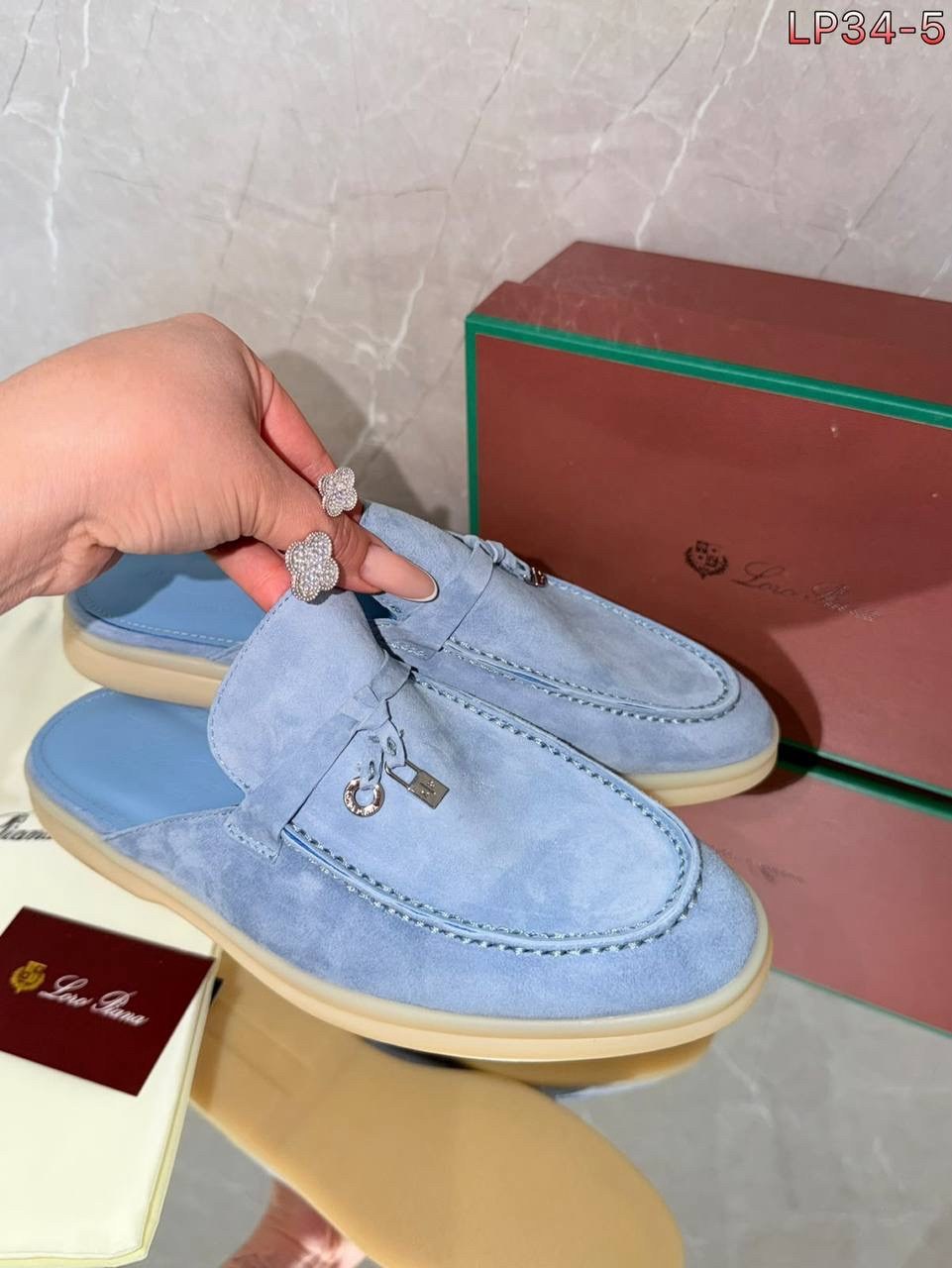 мюли loro piana,loro piana лоферы,лоро пиано лоферы голубые,мокасины лоро пиано женские,