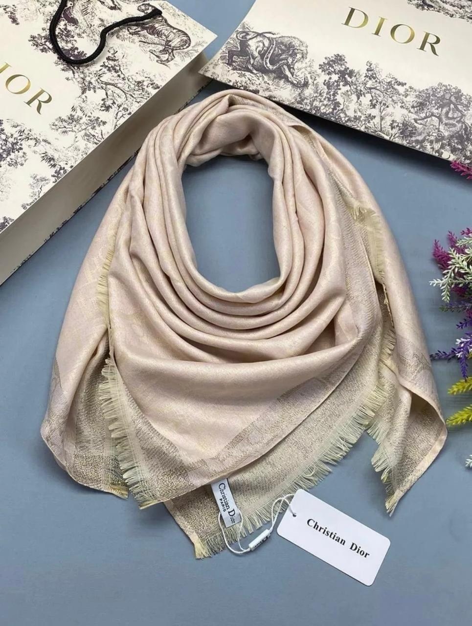 платок кристиан диор,платок dior,платки турецкие кашемир,платки с люрексом,палантин женский шарф