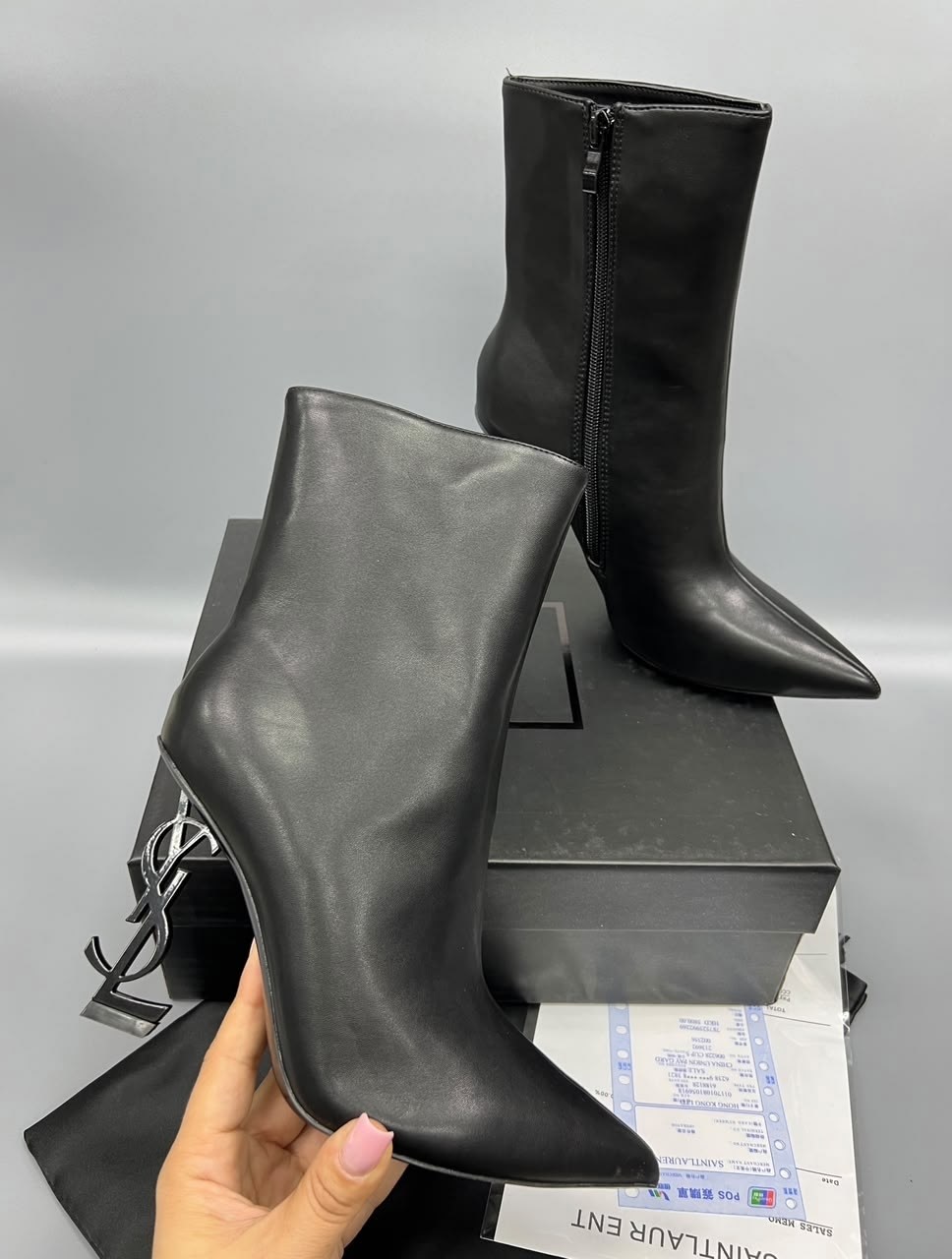 ботильоны ив сен лоран,ботильоны saint laurent,ботильоны сен лоран,ботильоны saint laurent черный,ботильоны женские