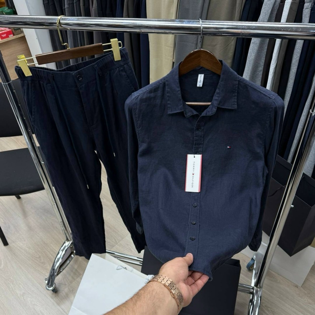 рубашка томми хилфигер черная,мужская рубашка tommy hilfiger,мужские повседневные рубашки tommy hilfiger,томми хилфигер рубашка dm0dm04405,рубашка tommy hilfiger
