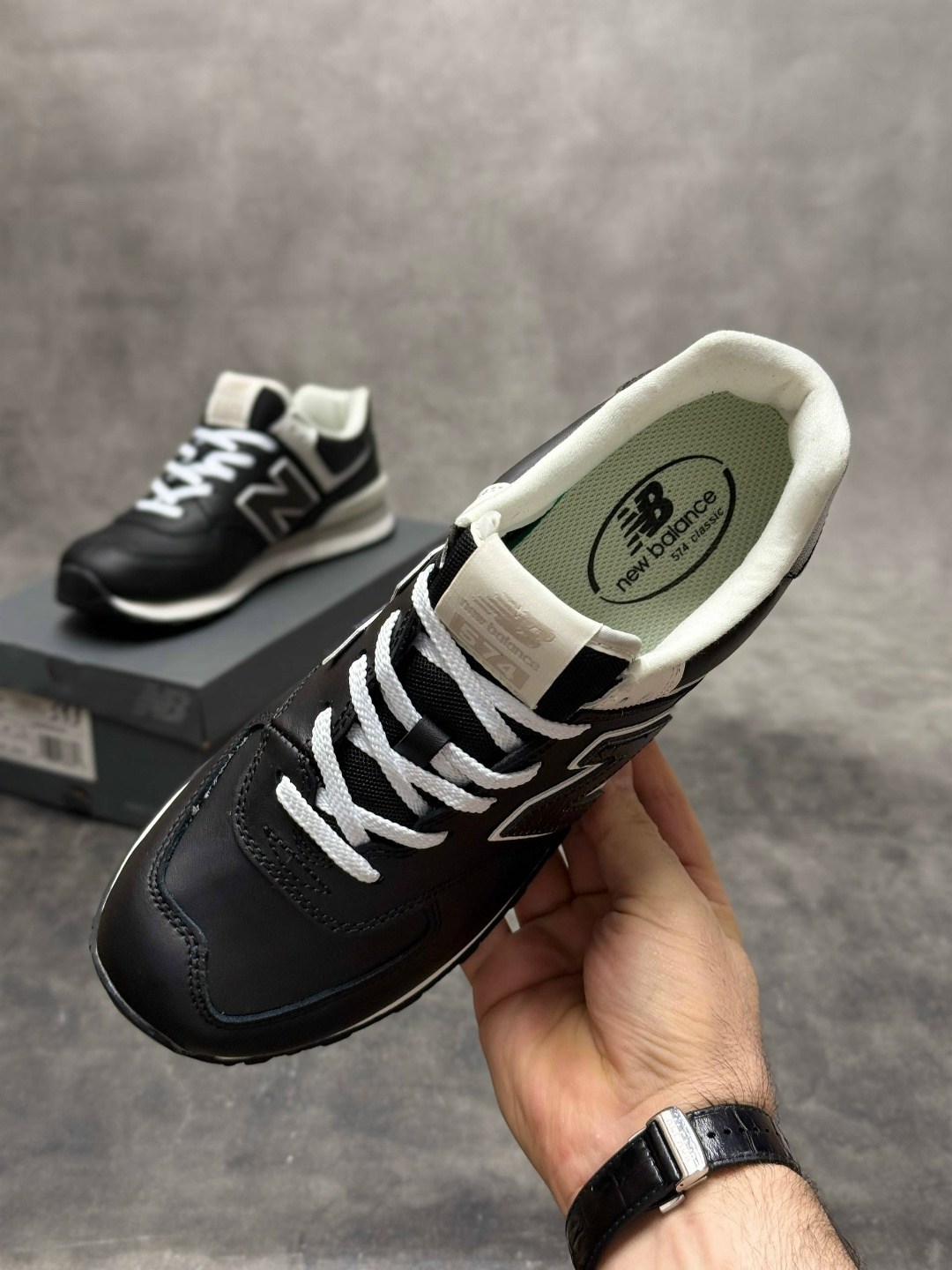 кроссовки new balance 574,new balance 574 кожаные,new balance 574 мужские кожаные черные,кроссовки new balance 574 черные кожаные,кроссовки new balance