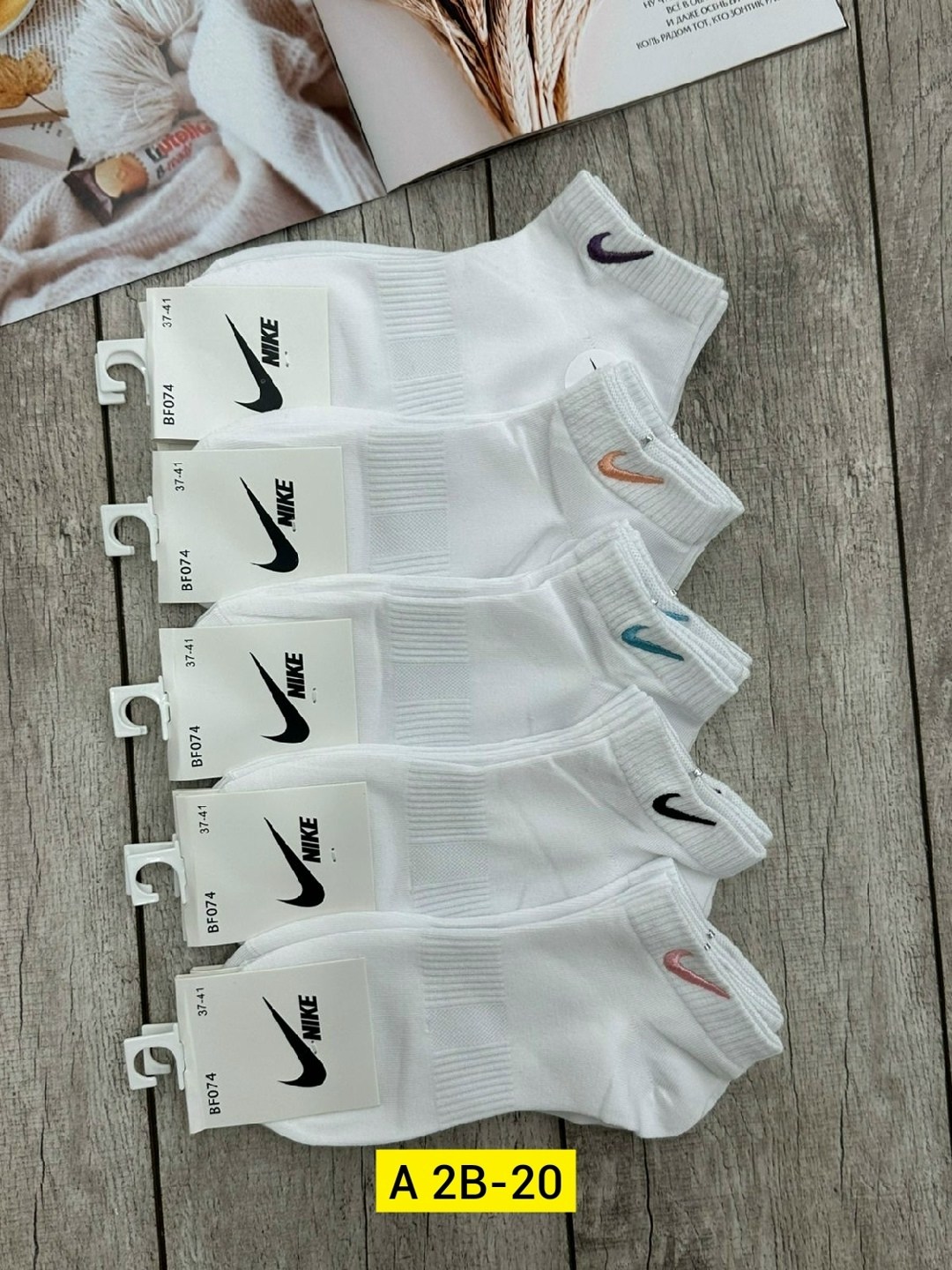комплект носков женских nike sport socks белых 36-41,комплект носки женские,носки женские nike,носки женские 10 пар,женские носки