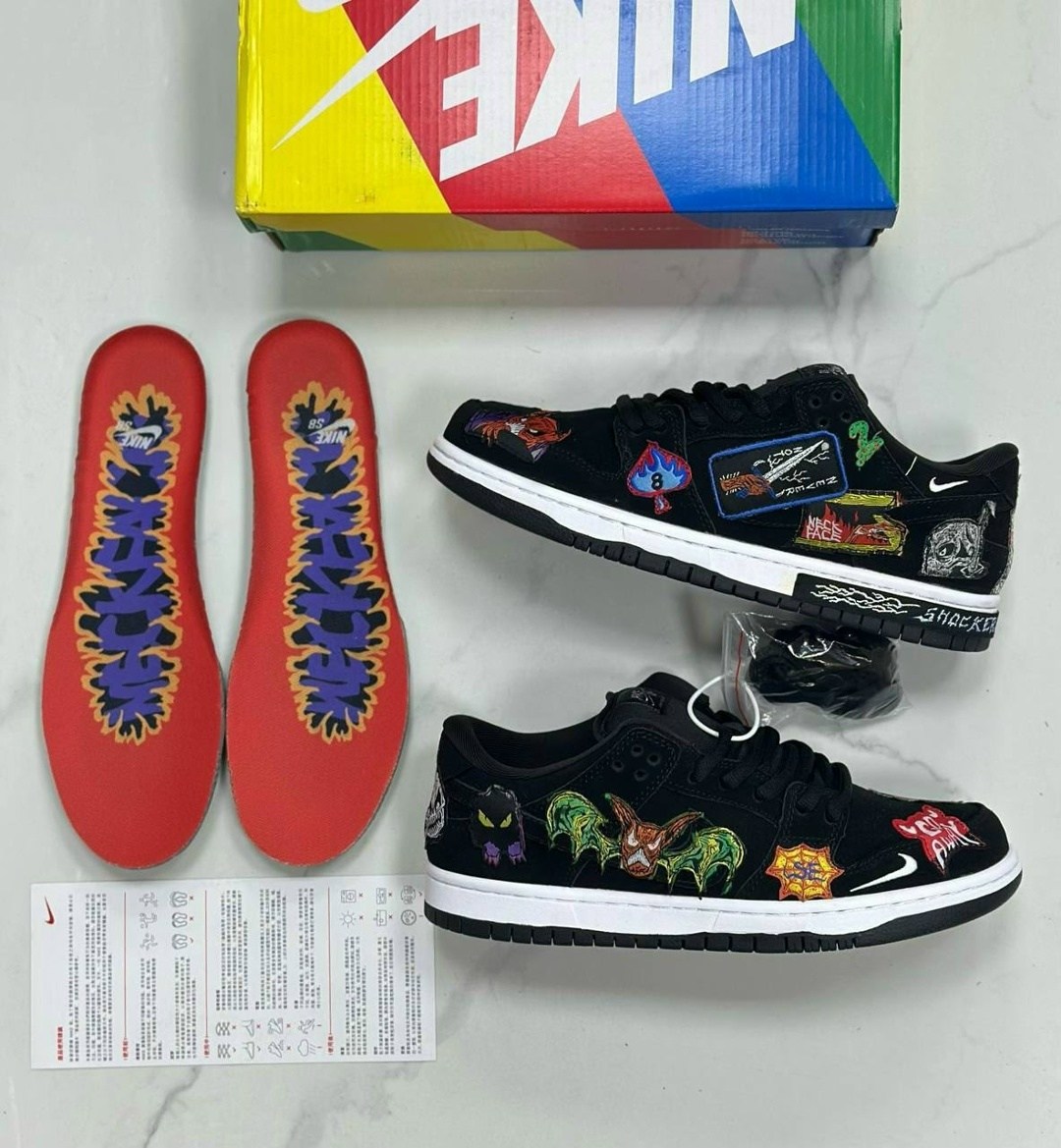 кроссовки nike sb dunk low pro qs neckface,кроссовки nike sb dunk low,нек фейс кроссовки,кроссовки американские,кроссовки nike sb dunk low pro