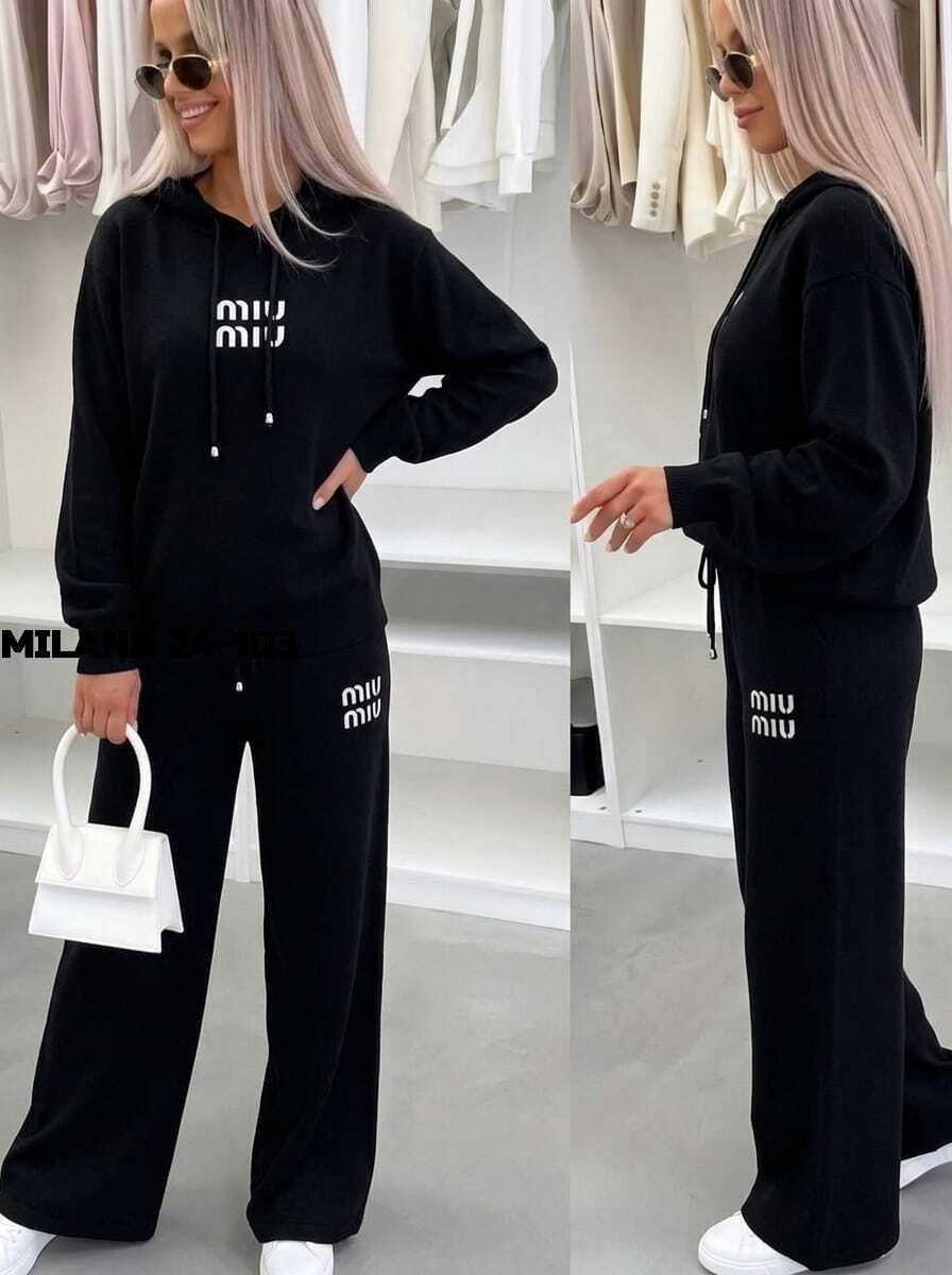 вязаный костюм свитшот и брюки trend collection,костюм трикотажный женский,женский костюм,трикотажные костюмы,вязаный костюм свитшот и брюки trend.collection 329654099